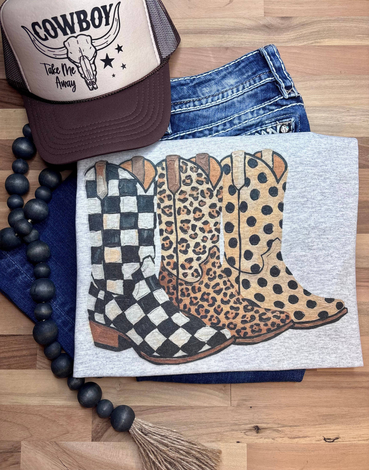 Western Cowboy Boots T-Shirt