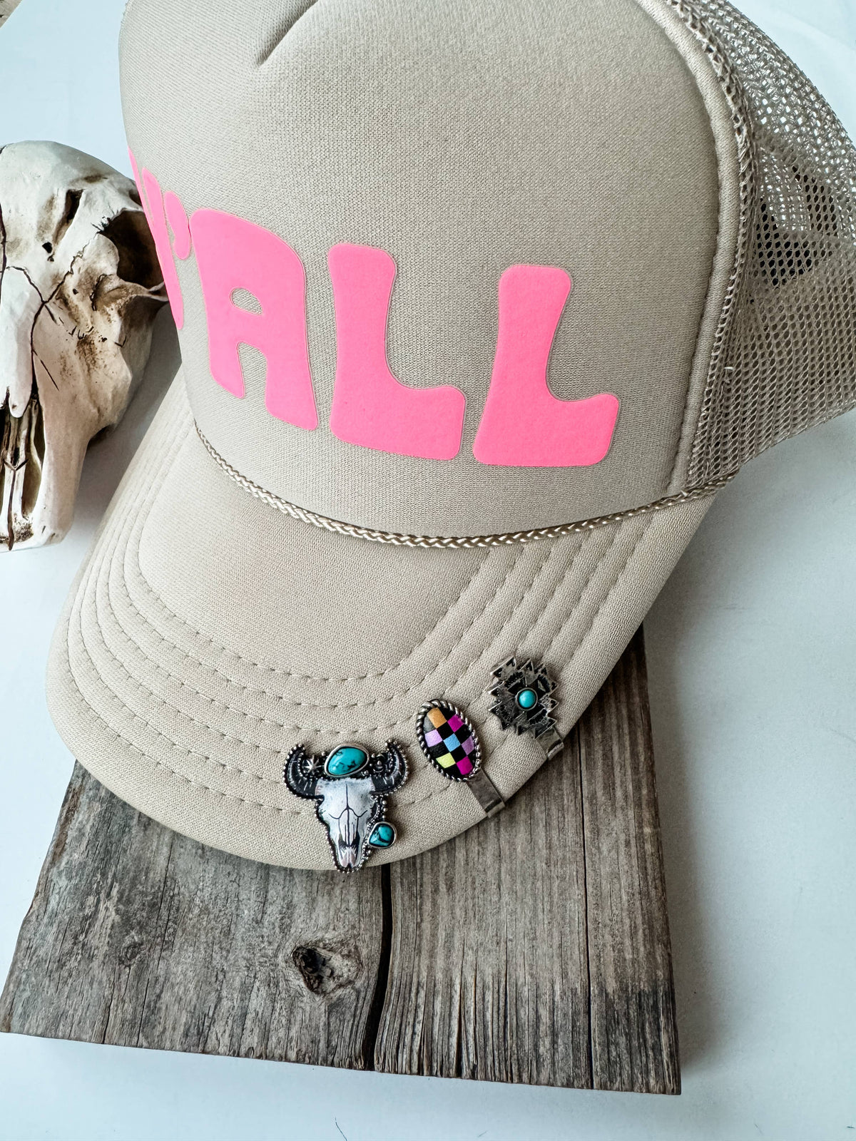 Western Slip On Hat Charms - Hat clips