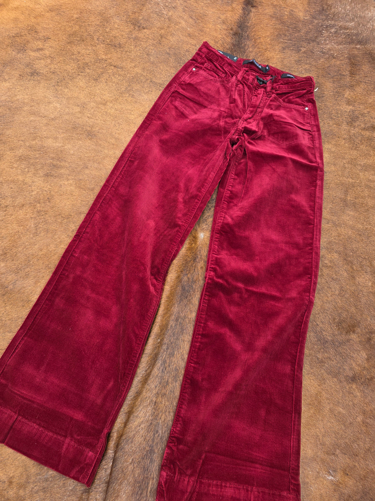 Wine Corduroy Pants