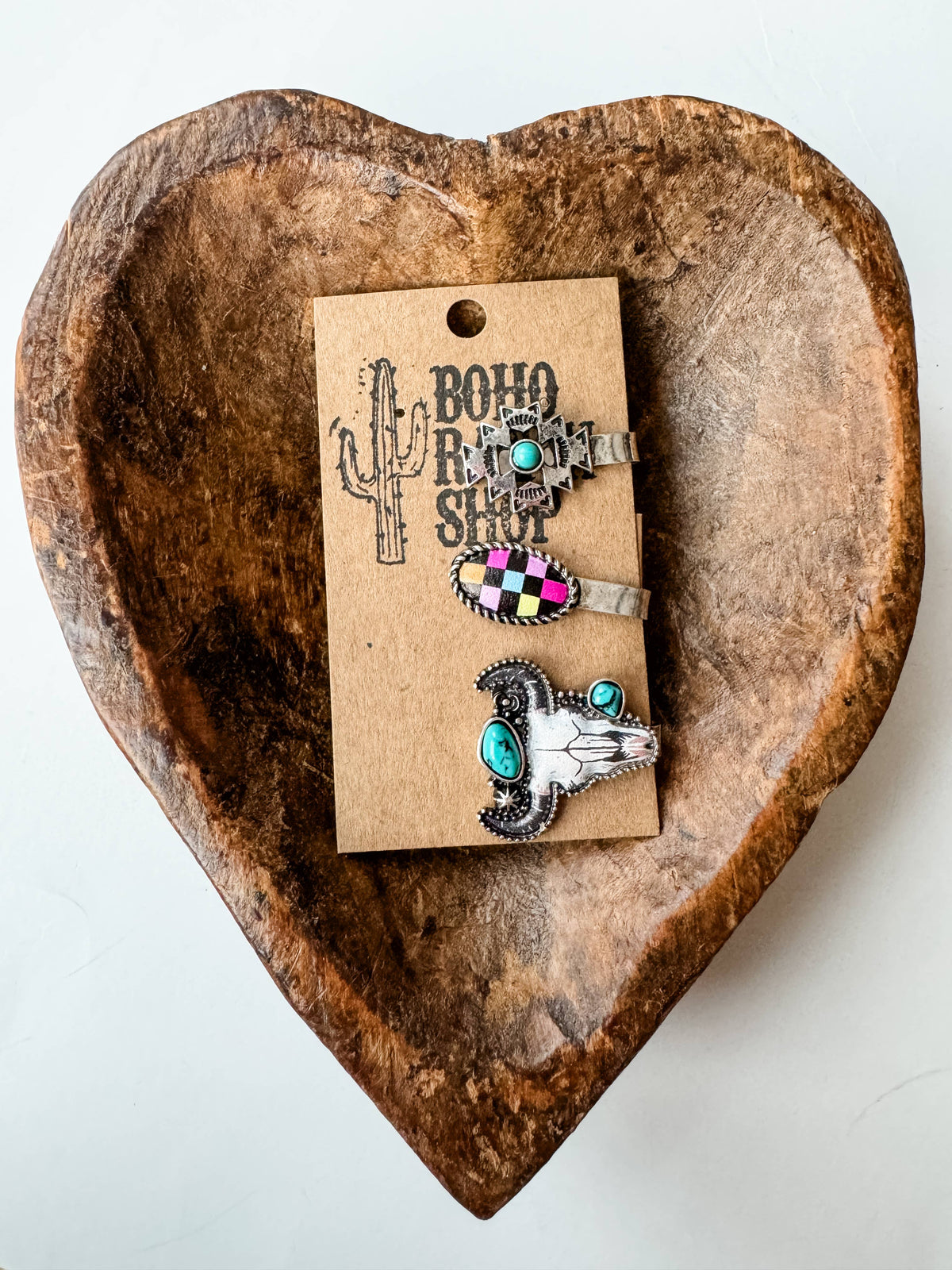 Western Slip On Hat Charms - Hat clips 