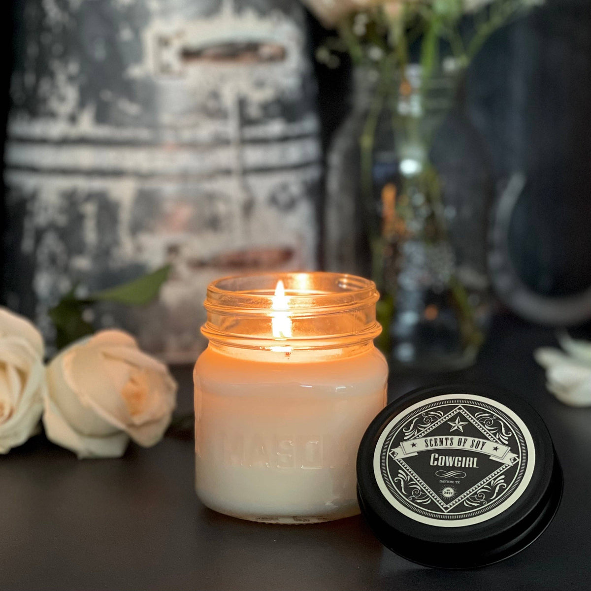 Cowgirl Canning Jar Soy Candle