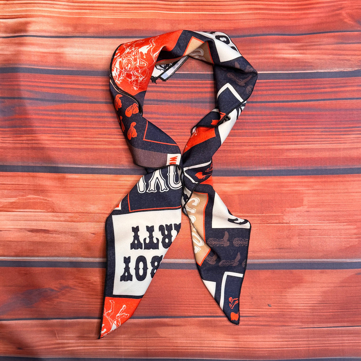 Cowboy Collage Wild Rag