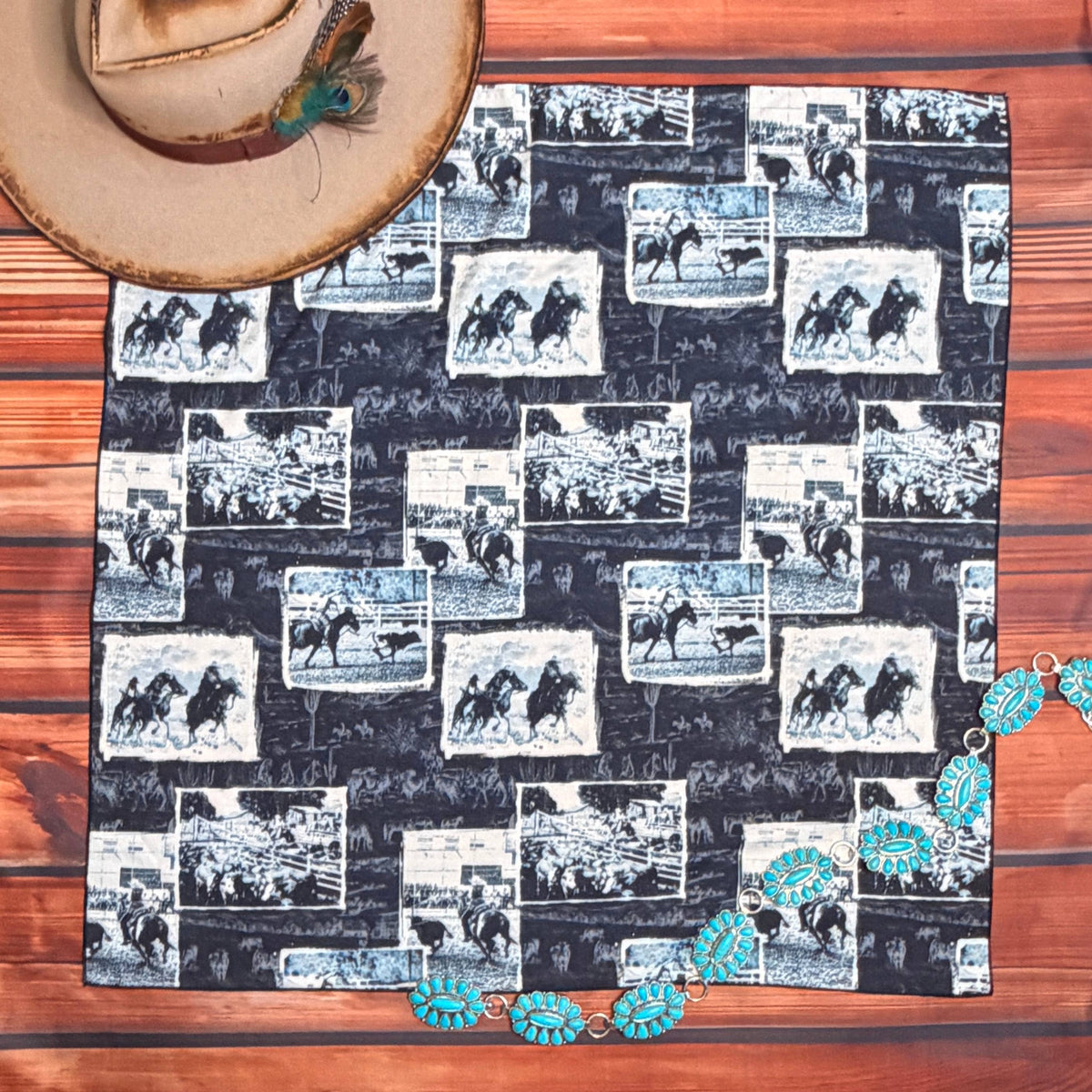Rodeo Collage Wild Rag