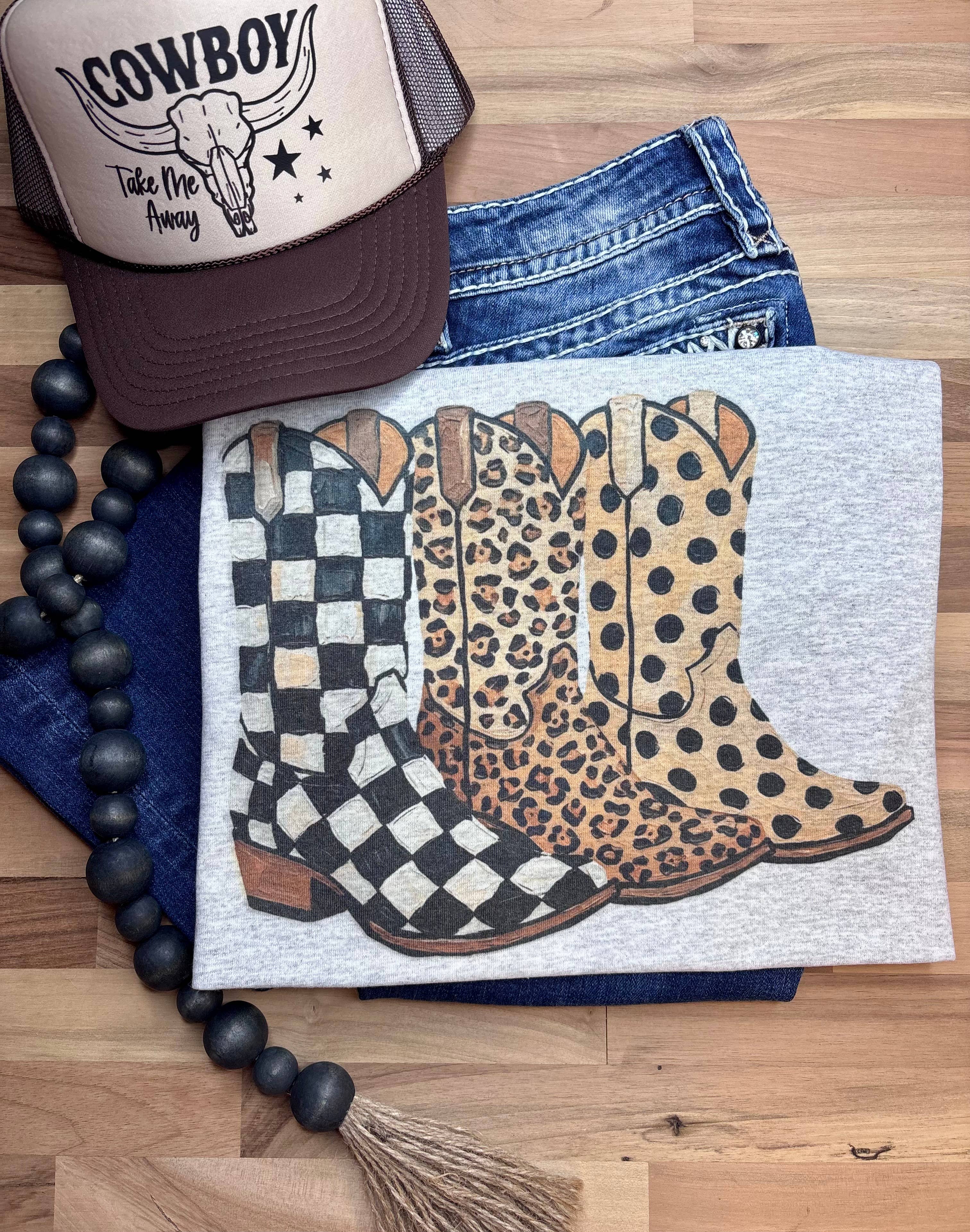 Western Cowboy Boots T-Shirt