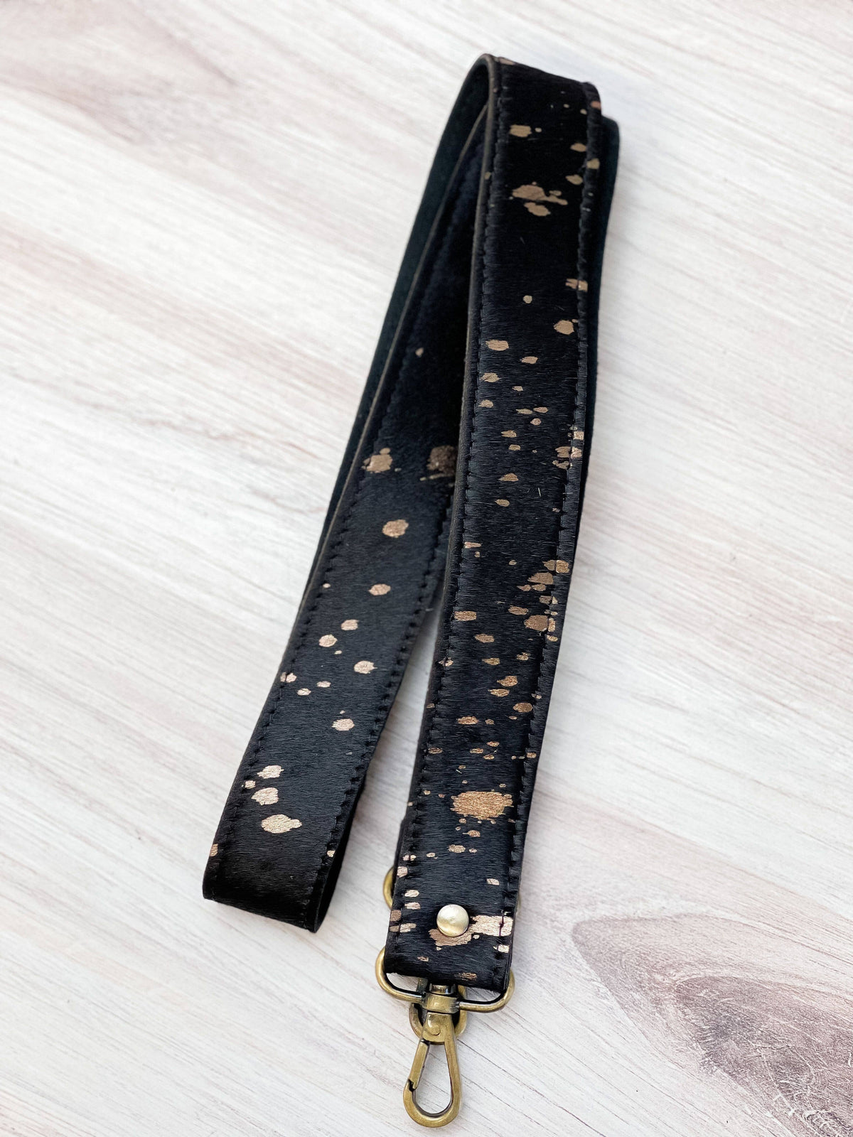 Textured Cowhide Purse Straps