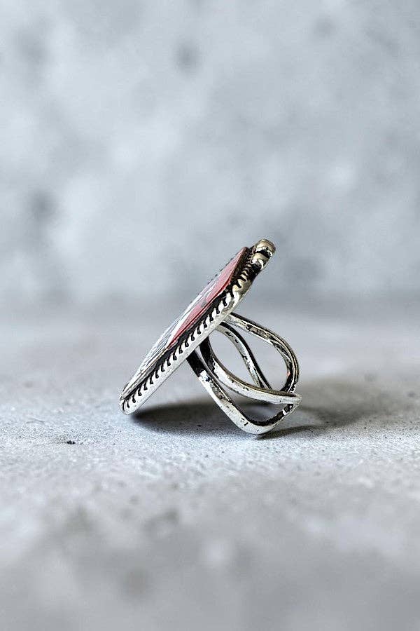WESTERN VINTAGE COWBOY KILLER CUFF RING