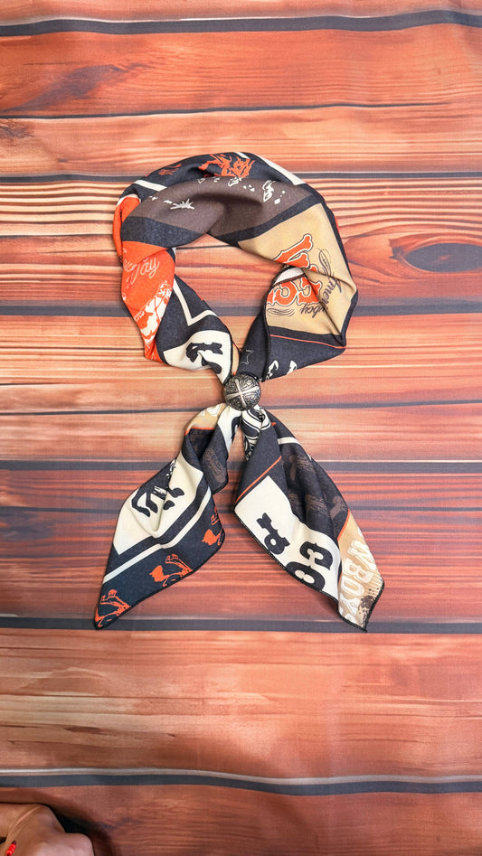 Cowboy Collage Wild Rag
