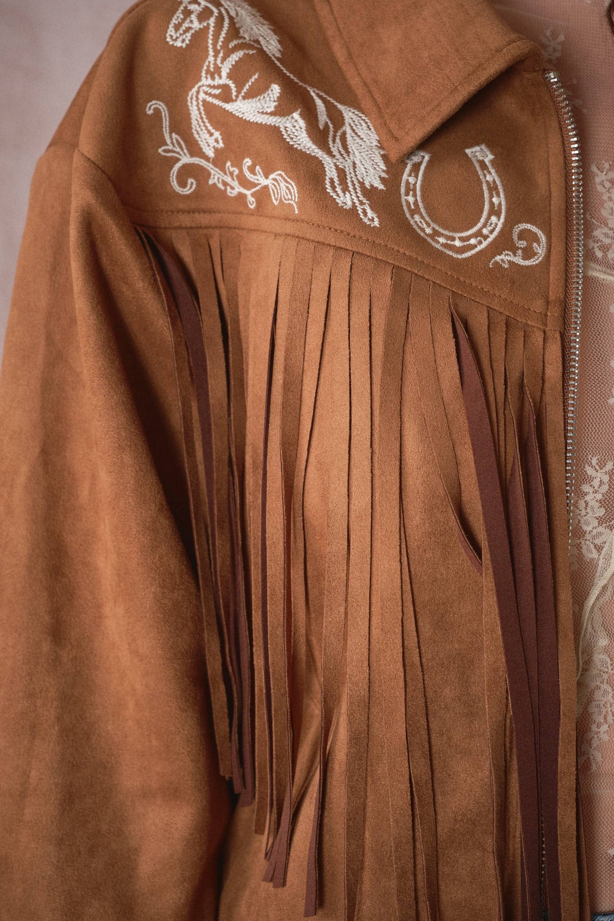 Outlaw Darling Fringe Embroidered Jacket