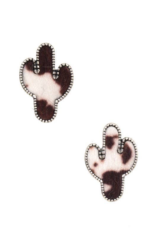 WESTERN CACTUS POST EARRING