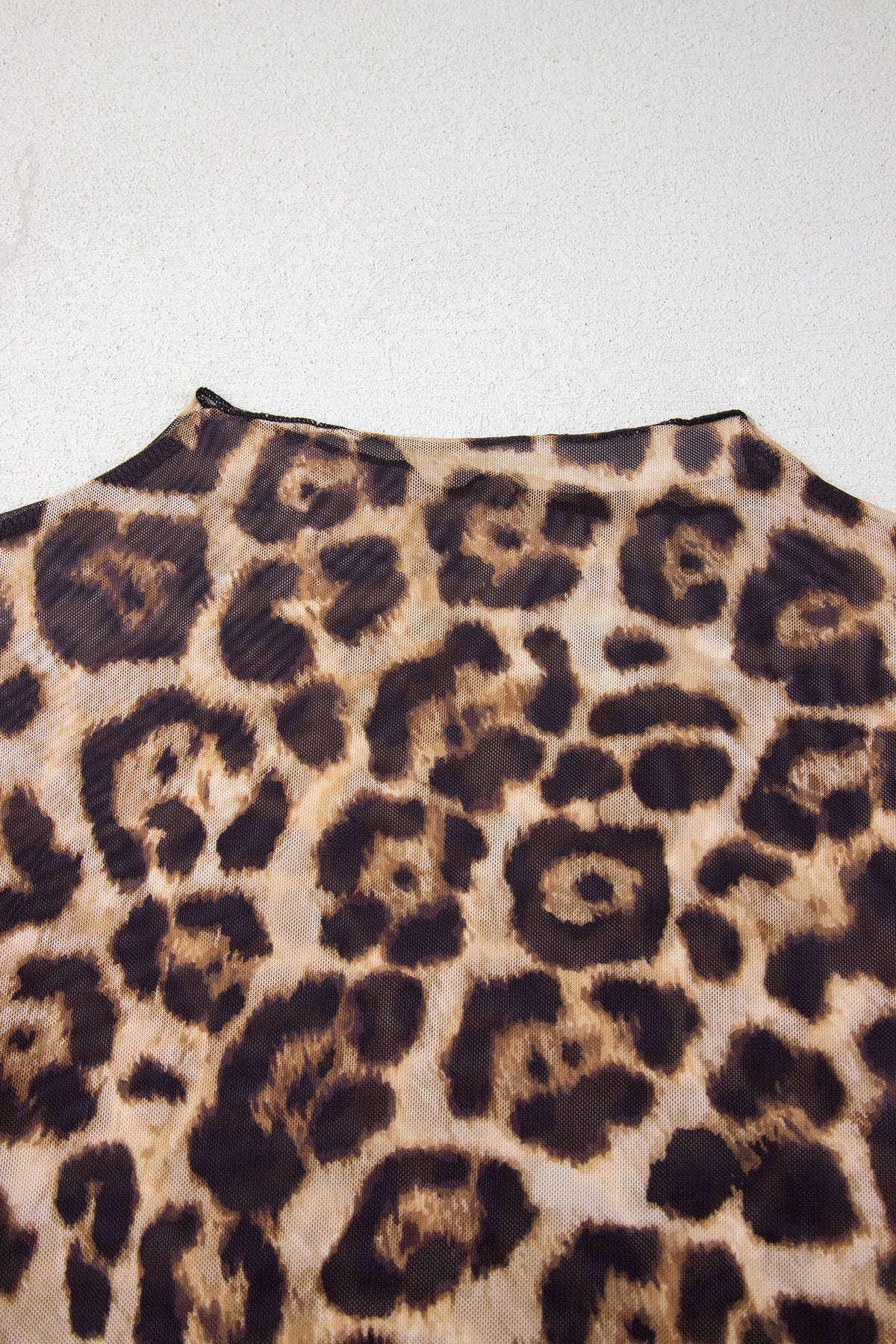 F/W 2026 Western Mesh Long Sleeve Mock Neck Top