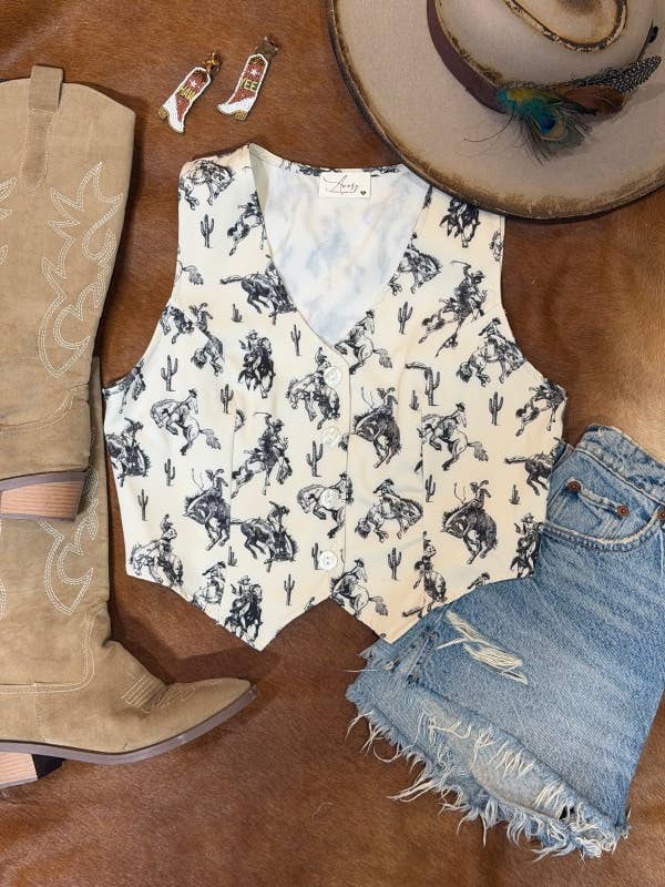 Bronc Woven Vest