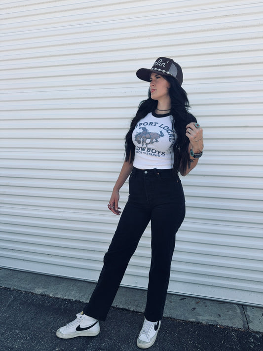 Support Local Cowboys Baby Tee