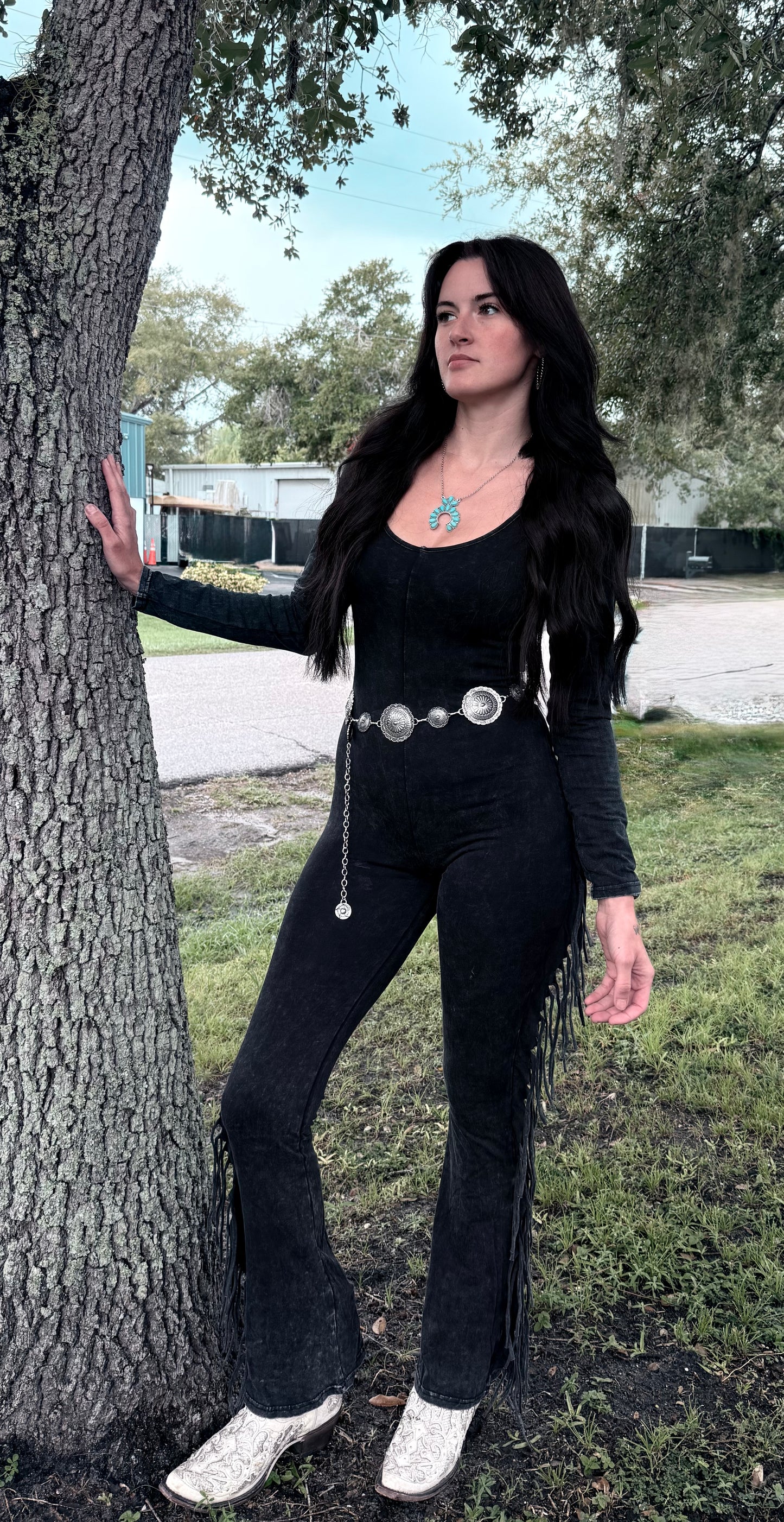 After Midnight Fringe Jumpsuit