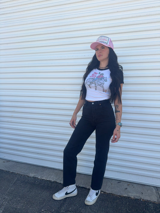 Tired But I Have Goals Baby Tee