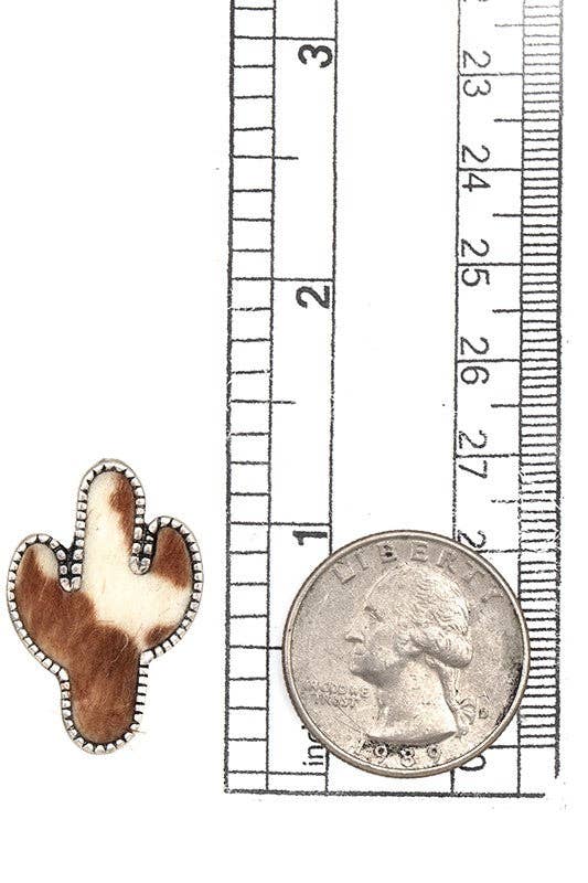 WESTERN CACTUS POST EARRING