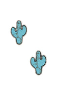 WESTERN CACTUS POST EARRING