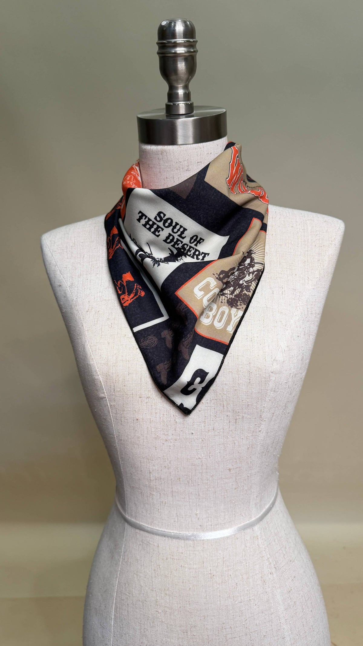 Cowboy Collage Wild Rag