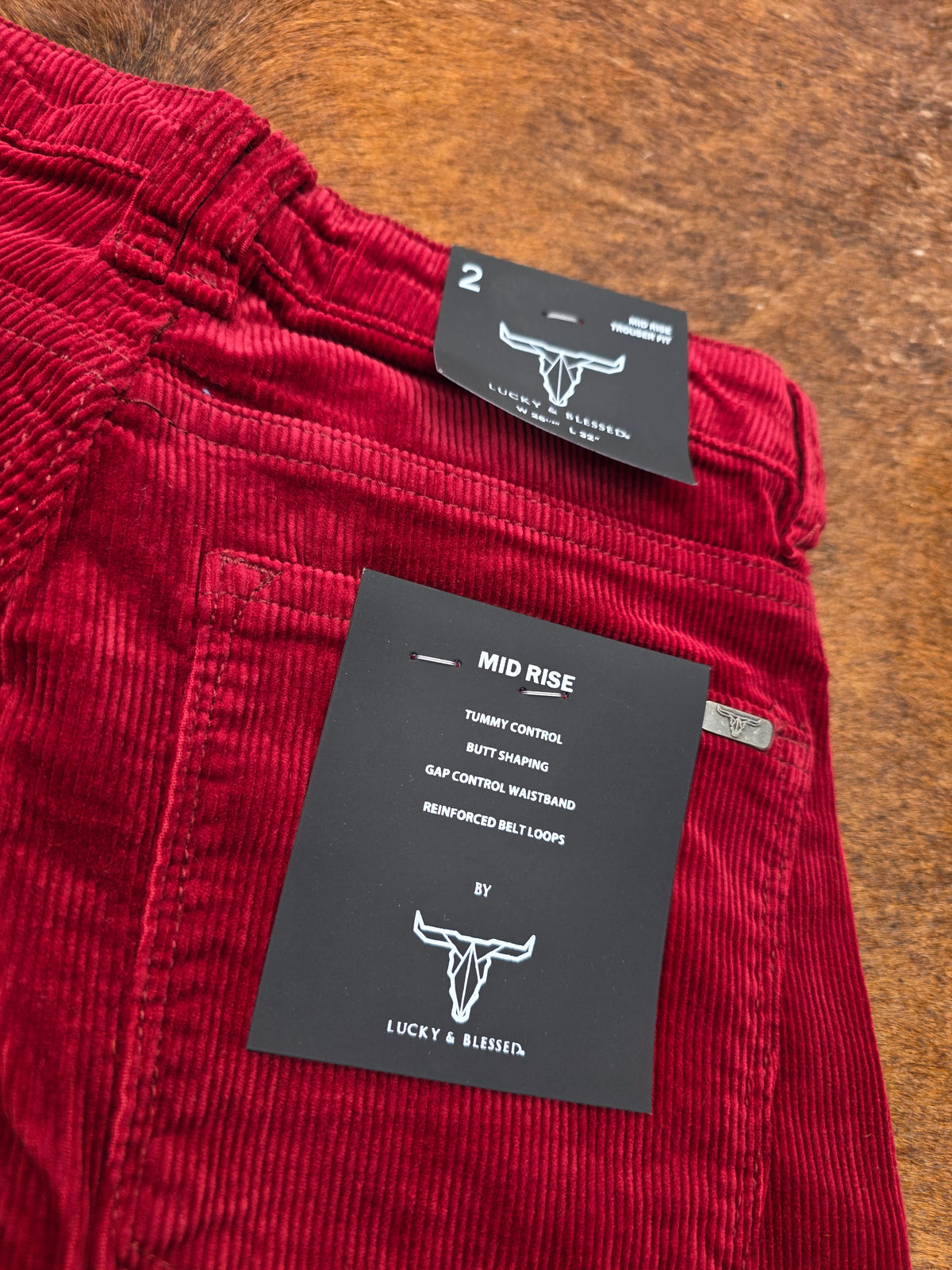 Wine Corduroy Pants