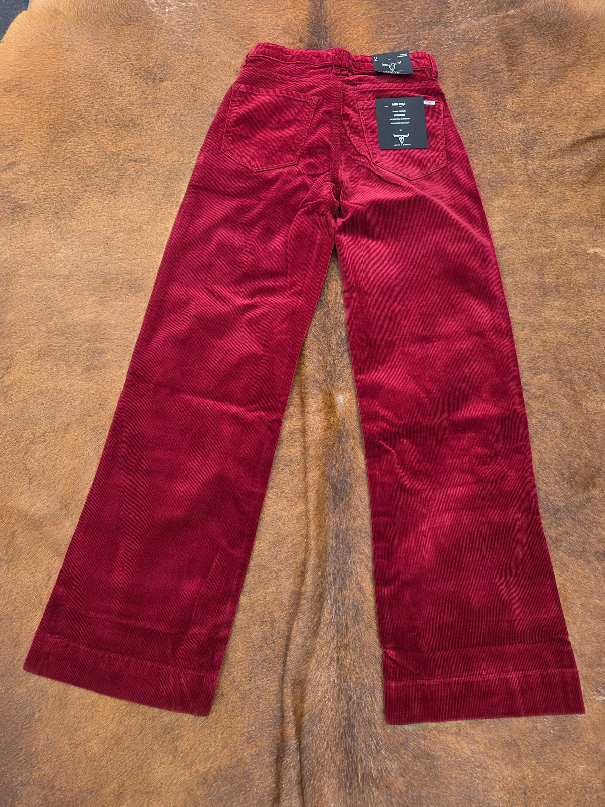Wine Corduroy Pants